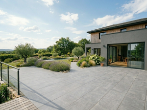 Pose de carrelage extérieur antidérapant pour terrasse et balcon